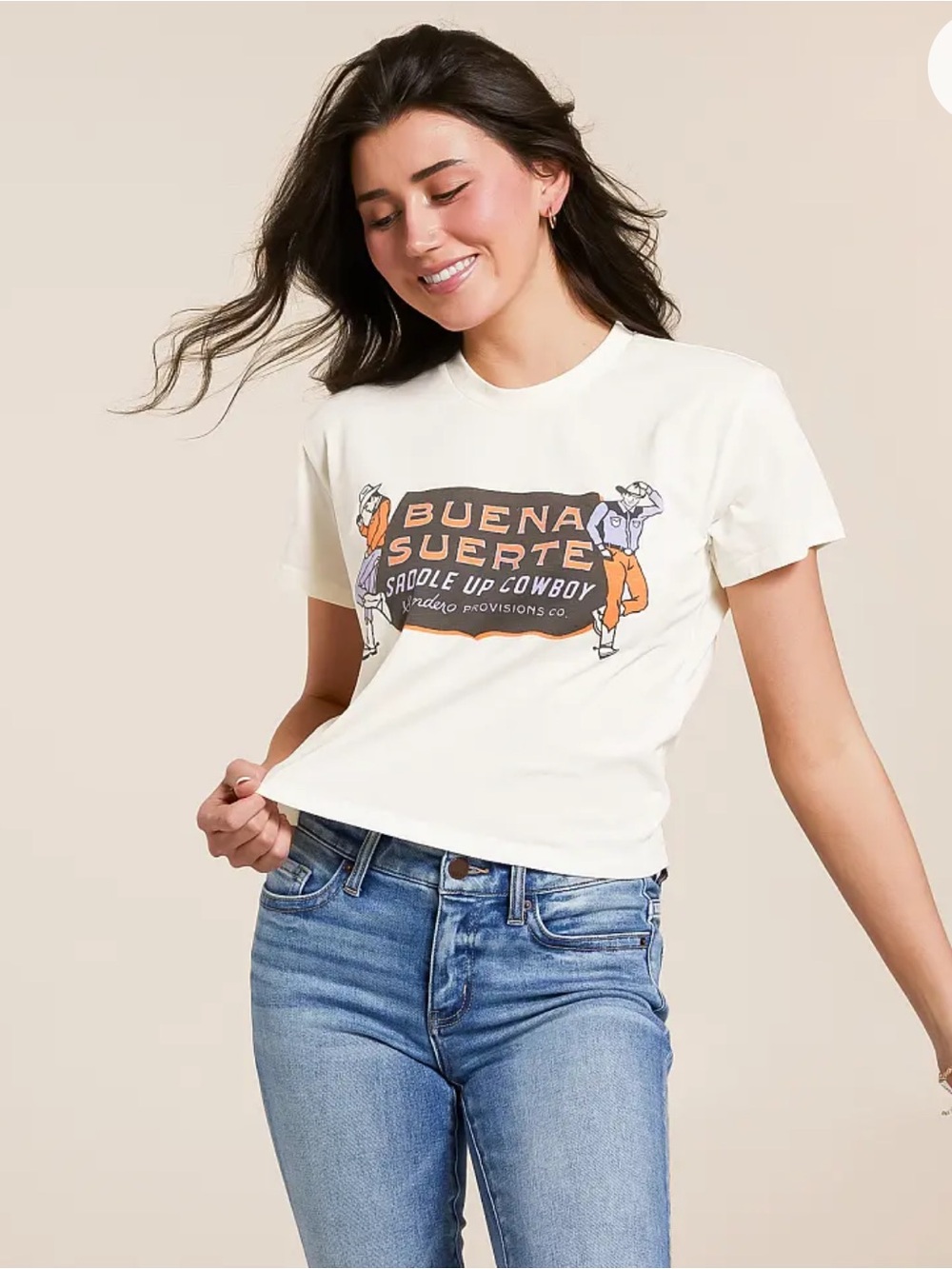 Buena Suerte Cropped T-Shirt